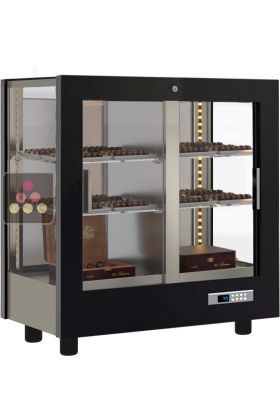 3-sided refrigerated display cabinet for chocolates