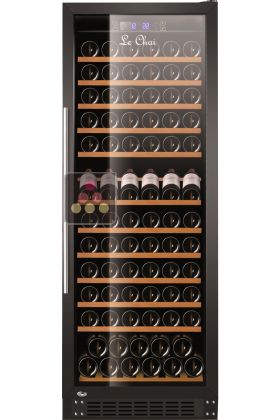 Single temperature wine service cabinet