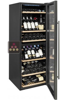 Single temperature wine storage and/or service cabinet