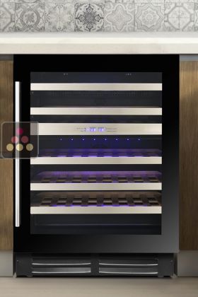 Dual temperature built-in wine service or conservation cabinet - 78cm Door