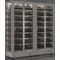 Combination of 2 professional multi-purpose wine display cabinet - 3 glazed sides - Magnetic and interchangeable cover