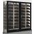 Combination of 2 professional multi-purpose wine display cabinet - 3 glazed sides - Magnetic and interchangeable cover