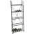 Modular metallic storage unit for 154 bottles - H170cm