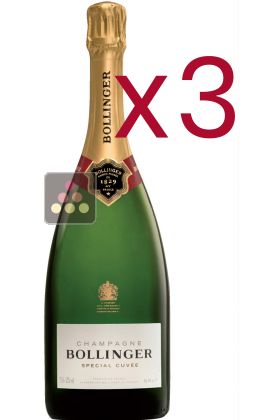 3 Bottles of Bollinger Champagne Special Cuvée