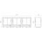 Combination of 3 professional multi-purpose wine display cabinet - 4 glazed sides - Horizontal bottles - Magnetic and interchangeable cover