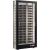 Professional multi-temperature wine display cabinet - 3 glazed sides - 36cm deep - Horizontal bottles - Magnetic and interchangeable cladding