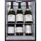 Silent mini-winebar with customized wood coating for 8 bottles - Exhibition Model