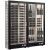 Combination of 2 professional multi-temperature wine display cabinets - 36cm deep - 3 glazed sides - Magnetic and interchangeable cover