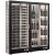 Combination of 2 professional multi-temperature wine display cabinets - 36cm deep - 3 glazed sides - Magnetic and interchangeable cover