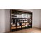 Modular metallic storage units for 770 bottles - H170cm