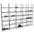 Modular metallic storage units for 990 bottles - H220cm