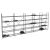 Modular metallic storage units for 1190 bottles - H170cm