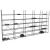 Modular metallic storage units for 1530 bottles - H220cm