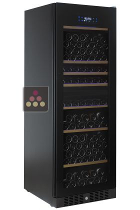 Dual temperature wine cabinet for service and/or storage - Full Glass Door