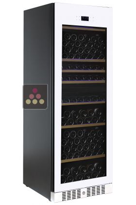 Dual temperature wine cabinet for service and/or storage - Full Glass Door