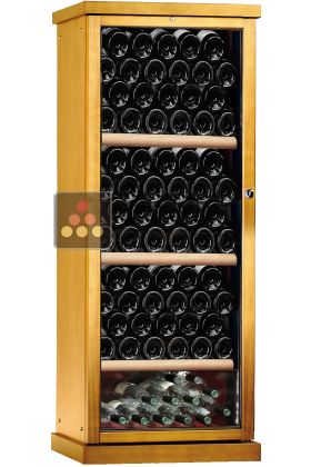 Single temperature wine storage or service cabinet