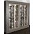 Combination of 2 professional multi-temperature wine display cabinet - 36cm deep - Horizontal bottles