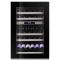 Dual temperature built in wine cabinet for service or aging self-ventilated