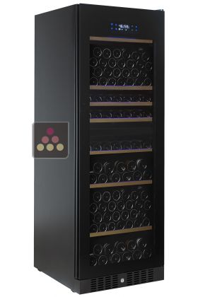 Dual temperature wine cabinet for service and/or storage - Full Glass Door - Can be fitted