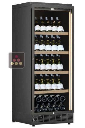 Single-temperature built-in wine cabinet for storage or service - Inclined bottles