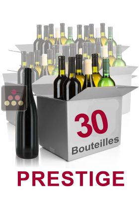 30 bottles of wine -Selection Prestige : red wines 