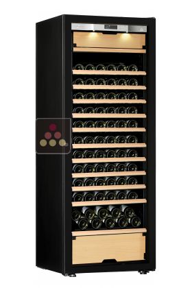 Multi-Purpose Ageing and Service Wine Cabinet for cold and tempered wine - 3 temperatures - Sliding shelves - Full Glass door