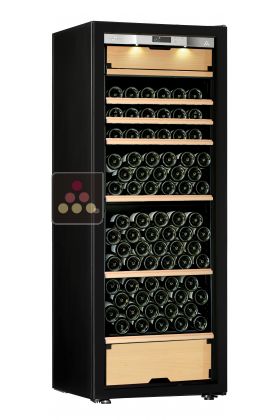 Multi-Purpose Ageing and Service Wine Cabinet for cold and tempered wine - 3 temperatures - Storage/sliding shelves - Full Glass door