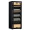 Multi-Purpose Ageing and Service Wine Cabinet for cold and tempered wine - 3 temperatures - Inclined bottles - Full Glass door