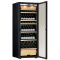 Multi-Purpose Ageing and Service Wine Cabinet for cold and tempered wine - 3 temperatures - Inclined bottles - Full Glass door