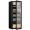 Multi-Purpose Ageing and Service Wine Cabinet for cold and tempered wine - 3 temperatures - Inclined bottles - Full Glass door