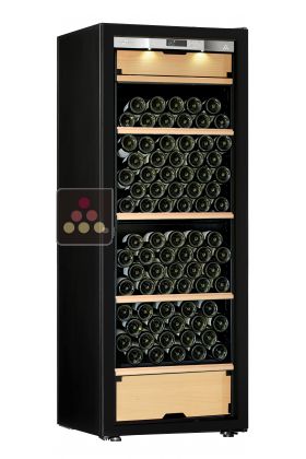 Multi-Purpose Ageing and Service Wine Cabinet for cold and tempered wine - 3 temperatures - Storage shelves - Full Glass door