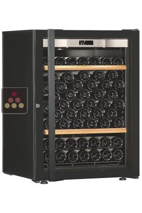 Single temperature wine ageing or service cabinet - Storage shelves - Full Glass door