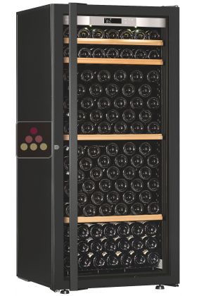 Single temperature wine ageing or service cabinet - Storage/sliding shelves - Full Glass door