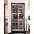 Professional built-in multi-temperature wine display cabinet - Mixed shelves - 36cm deep