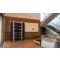 Combination of 2 single temperature wine cabinets - Storage shelves