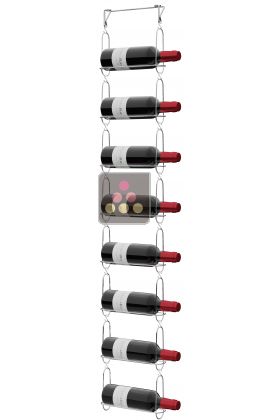 Wall rack for 8 magnum bottles