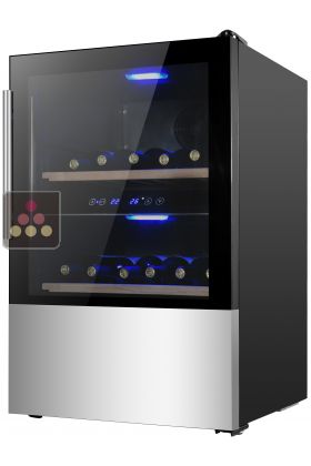 2 temperatures wine service cabinet