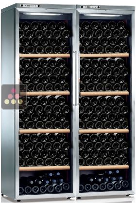 Combined 2 Single temperature wine service & storage cabinets