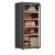 Freestanding cigar humidor with temperature and humidity regulation 