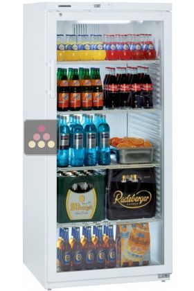 Freestanding fridge with glass door - 572L