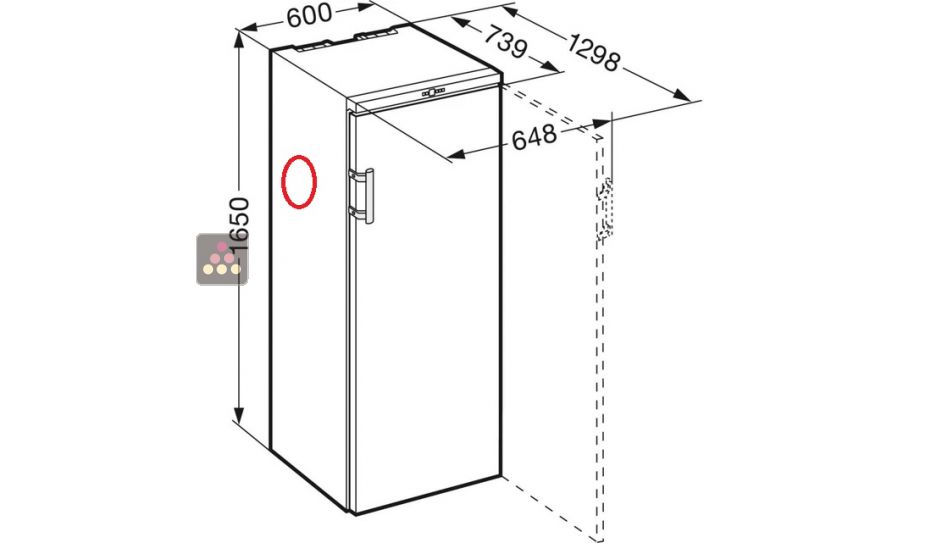 Single-temperature wine cabinet for ageing & storage - Second Choice