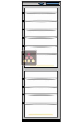 Dual compartment cheese cabinet for up to 100kg