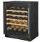 Multi temperature built-in wine service and storage cabinet - Sliding shelves