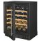 Multi temperature built-in wine service and storage cabinet - Sliding shelves