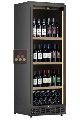 Single temperature built in wine cabinet for storage or service - Standing bottles