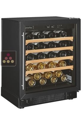 Multi temperature wine service and storage cabinet - Sliding shelves
