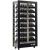 Professional multi-temperature wine display cabinet - 4 glazed sides - Inclined bottles - Magnetic and interchangeable cover