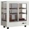 Professional refrigerated display cabinet for chocolates - 3 glazed sides - Wooden cladding