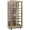 Professional refrigerated display cabinet for chocolates - 3 glazed sides - Wooden cladding