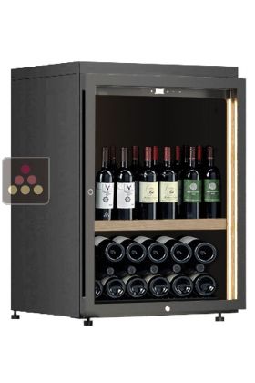 Freestanding single temperature wine cabinet for service - Standing bottles